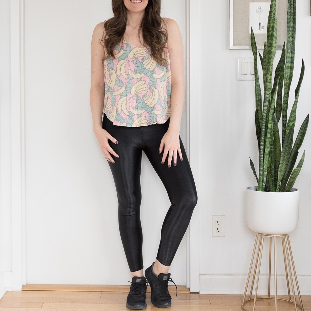 Wildfox Banana Crop Tank Top